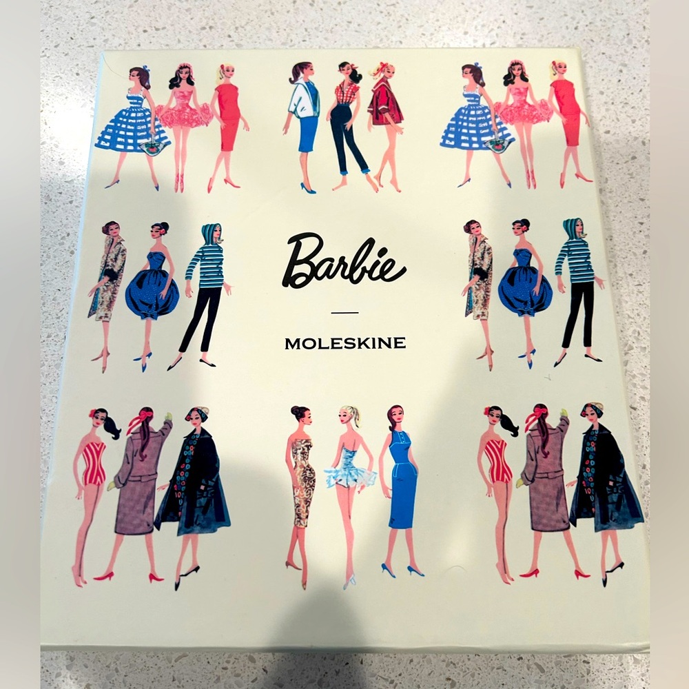 Barbie Moleskine Notebook gift box. Box Only.